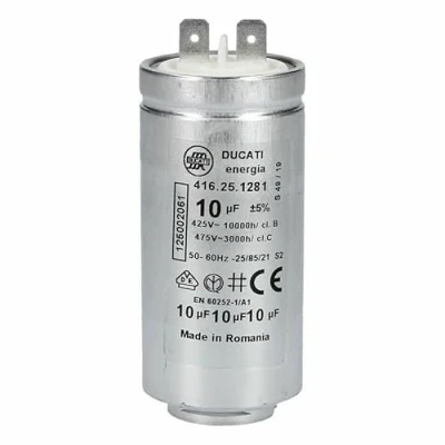 Immagine di LUTH Premium Profi Parts Condensatore 10µf compatibile con AEG 125002061/5 per asciugatrice lavasciuga