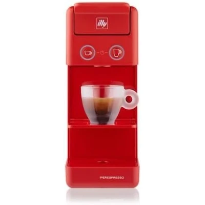 Immagine di Illy Cafè, Macchina da caffè Y3.3 rossa compatibile con capsule Iperespresso per espresso e americano