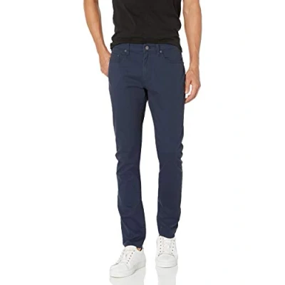 Immagine di Amazon Essentials Pantaloni in Twill Elasticizzati con 5 Tasche Skinny Uomo, Blu Marino, 34W / 32L