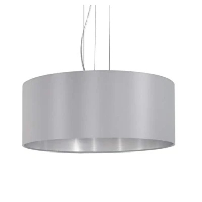 Immagine di Eglo 31606 interno lampada, in, E27. grigio, glühlampe, metallo