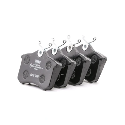 Immagine di VALEO 301180 Kit pastiglie freno FIRST Assale posteriore senza contatto segnalazione usura lamierino anticigolío RENAULT: Modus / Grand