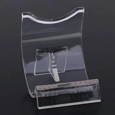 Immagine di POFET 10 pz più leggero espositore stand acrilico trasparente cavalletto titolare rack per regalo