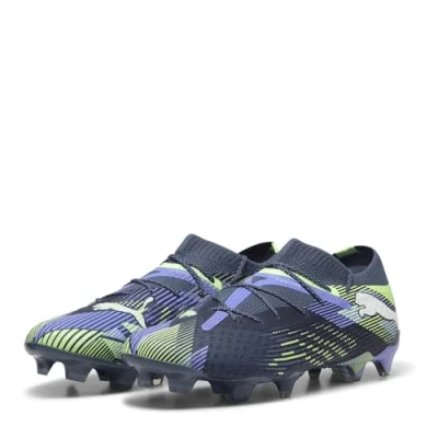 Immagine di Puma Future 7 Ultimate LOW FG/AG Scarpe da calcetto con tacchetti, Uomo, Taglia: 42, Gray skies/white/fizzy apple Tessuto / sintetico