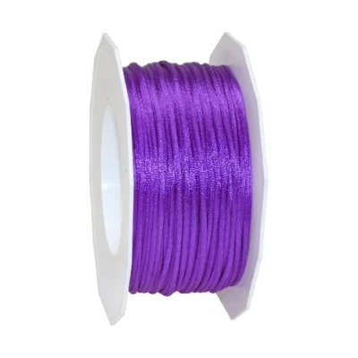 Immagine di Präsent Rhein Cordoncino in raso, 3 mm, 50 m, colore: Lilla