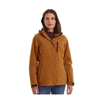 Immagine di Killtec Kow 140 Wmn Jckt Giacca funzionale con cappuccio staccabile zip Donna, caramello, 50