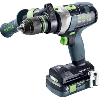 Immagine di Festool Trapano avvitatore con percussione a batteria QUADRIVE TPC 18/4 5,0/4,0 I Plus