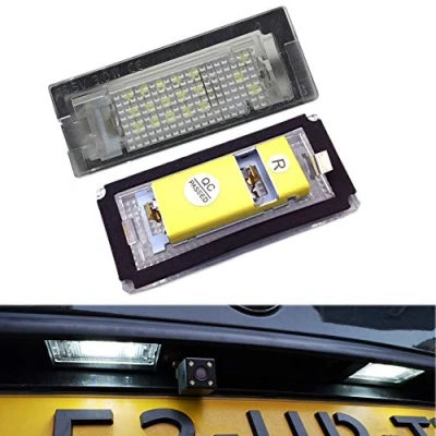 Immagine di PolarLander 2pcs 6500K 18 LED SMD Targa luci lampade lampadine for B M W E46 4D (98 05) 323i 325i 328i 99 03 330xi 330i 325xi