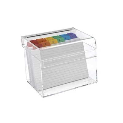 Immagine di Osco AIBOX R 6 x 4 Inch Clear Acrylic Index Box