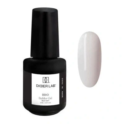 Immagine di DIDIER LAB BBIO Gel Costruttore per Unghie in Bottiglia Milky Soft Formula Pura senza HEMA e TPO Autolivellante Ricostruzione UV LED Rinforzare 15ml