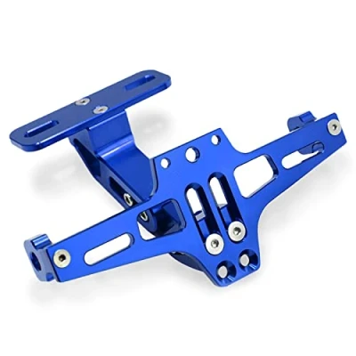 Immagine di MZ STORE Universale Porta Targa Supporti per Targhe Posteriore MT 01 03 07 09 10 YZF R1 R3 R6 R25 R125 GSXR 600 750 1000 K1 K2 K3 K4 K5 K6 K7 K8 K9 GSR750 GSF650(Blu)