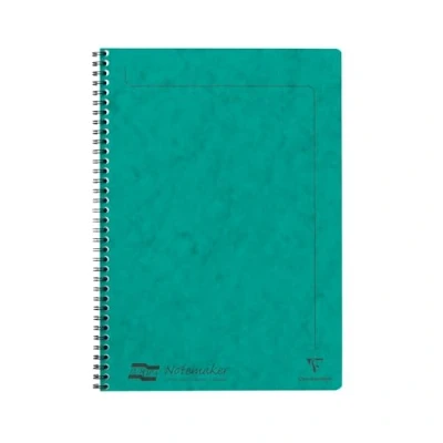 Immagine di Europa Wire Bound on Side Notemaker, A4, foderato, 120 pagine Verde