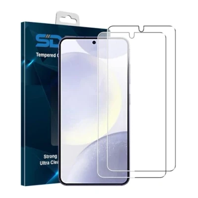 Immagine di SDTEK *2 Pack Vetro Temperato per Samsung Galaxy S24+ Plus, Pellicola Protettiva Protezione Protettore Glass Screen Protector