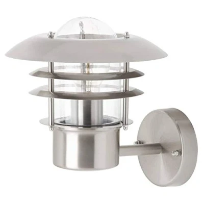 Immagine di Brilliant Terrence 45781/82 Lampada da parete per esterno LED (monocolore) E27 60 W acciaio inox
