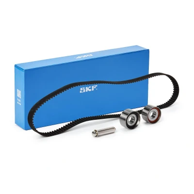 Immagine di SKF VKMA 02983 Kit cinghia di distribuzione 152 con ammortizzatore serraggio, Rullo tenditore profilo dente trapezoidale FIAT: Ducato II Van