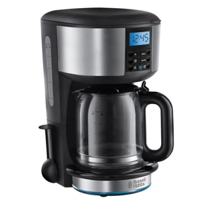 Immagine di Russell Hobbs Macchina Caffè Americano Con Filtro per Estrazione e Aroma ottimali Max 10 tazze; Caraffa in Vetro da 1.25 L; Piastra riscaldante; Spegnimento automatico; 1000 W; Buckingham 24020 56