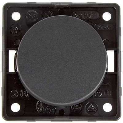 Immagine di Berker 936512505 Integro Interruttore Flow off, Colore: Antracite Opaco