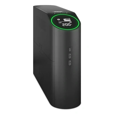 Immagine di APC Gaming Gruppo di Continuità Back UPS Pro, 2200VA/1320W, Tower, 230V, 4 prese Schuko e 2 IEC C13, luci RGB, onda sinusoidale pura, Midnight (nero) BGM2200B GR