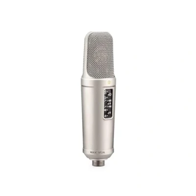 Immagine di RØDE NT2 a Microfono Condensatore Versatile Grande Diaframma con Modello Polare Commutabile, Pad e Filtro Passa Alto per Registrazione Vocale di Strumenti