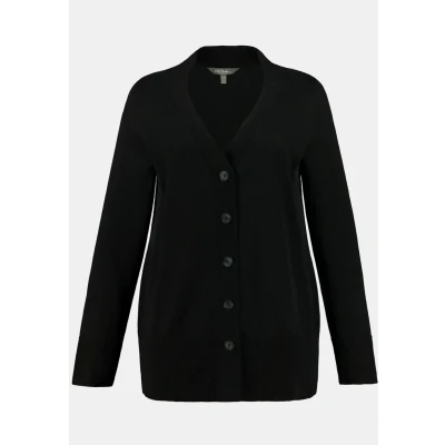 Immagine di Ulla Popken Cardigan, Donna, Taglia: 46/48, Zwart