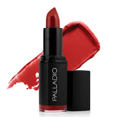 Immagine di Palladio Herbal Matte Rossetto Red Carpet, confezione da 1 (1 x 4 ml)