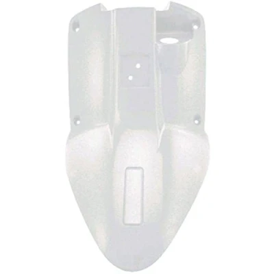 Immagine di one by Camamoto cod.77390015 plastica carena paragambe contro scudo bianco compatibile con mbk booster yamaha bw&#039;s original anno dal 2004 al 2017