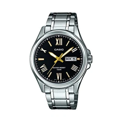 Immagine di Casio Orologio Analogico al Quarzo Uomo con Cinturino in Acciaio Inox MTP 1377D 1A