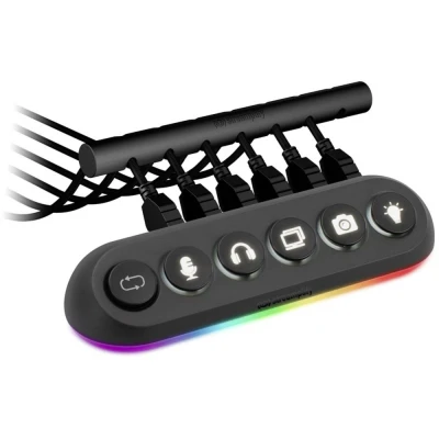 Immagine di Streamplify HUB DECK 5 Controller RGB Nero,