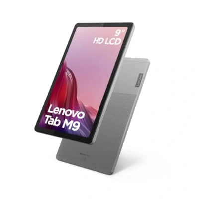 Immagine di Lenovo Tab M9 Tablet da 9&quot; HD (MediaTek Helio G80, 3 GB di RAM, 32 espandibili fino a 2 TB, Altoparlanti, WiFi + Bluetooth 5.1, Android 12) Custodia e pellicola Grigio