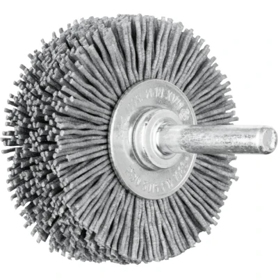 Immagine di PFERD Spazzola rotonda POS non zopft RBU Ø 50 x 15 mm codolo 6 filamento SiC 0,90 grana 180 43701016 10 pz.