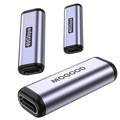 Immagine di MOGOOD USB C Adattatore Femmina a Femmina, Connettore di tipo C, Accoppiatore 40Gbps Compaterble con dispositivo