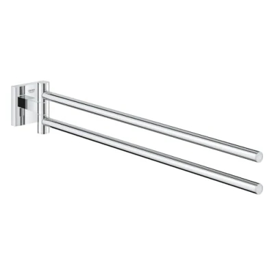 Immagine di GROHE QUICKFIX Start Cube,Porta asciugamani doppio,Installazione a vite,Cromo,40976000
