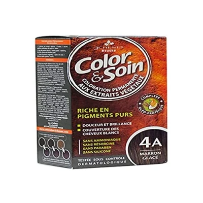 Immagine di Color&amp;Soin, tintura per capelli, 4A, marrone freddo, 135 ml