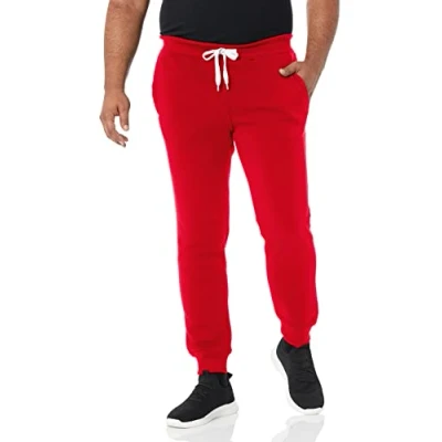 Immagine di Southpole 1570 Basic Active Fleece Jogger Pantaloni della Tuta Pile da Uomo, Rosso (A), M