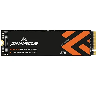 Immagine di Timetec Gaming PCIe 4.0 NVMe SSD Gen4x4 M.2 2280 3D NAND TLC 1000 TBW Cache SLC Velocità di lettura/scrittura Fino a 5.100/4.700 MB/s interno per PS5, PC desktop (2TB Graphene)