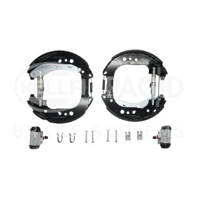 Immagine di HELLA 8DB 355 038 061 Kit freno, freno a tamburo con accessori, cilindretto regolatore/attuatore leva mano