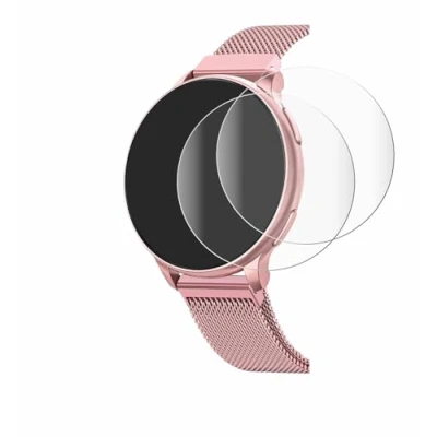 Immagine di brotect Pellicola Copertura Completa per Banlvs Smartwatch 1.27&quot; (2 Pezzi) Full Cover 3D Curvo