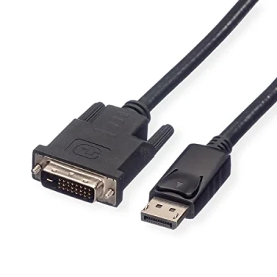 Immagine di Roline Displayport Cavo Spina DisplayPort, DVI D 24+1pol. 5.00 m Nero 11.04.5774 Schermato