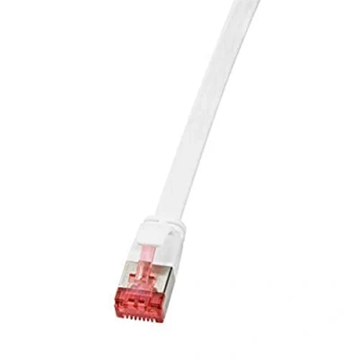 Immagine di LogiLink CF2061S RJ45 cavo di rete, patch CAT 6 U/FTP 3.00 m Bianco contatti connettore dorati 1 pz.