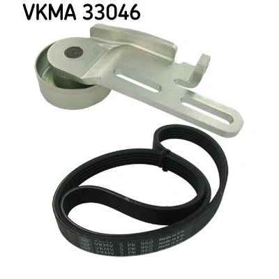 Immagine di SKF VKMA 33046 Kit cinghie Poly V CITROËN: Saxo Hatchback, Xsara Station Wagon, PEUGEOT: 106 II Hatchback