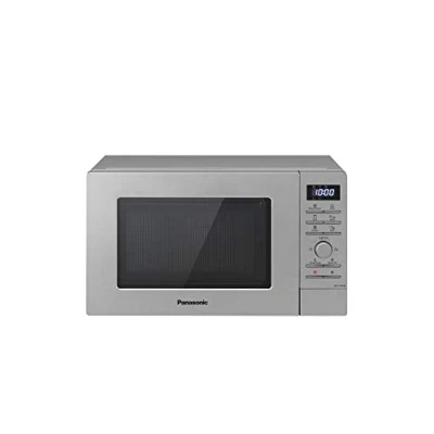 Immagine di Panasonic NN J19KSMEPG Forno Microonde e Grill con Piatto Rotante, 20 Litri, Acciaio Inox, 800 W, 1000 9 Programmi Automatici, Argento