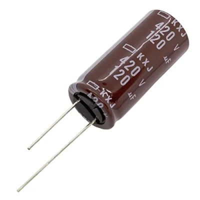 Immagine di Condensatore Elko radiale 120µF 420V elettrolitico fino a 105C 120uF da UCC