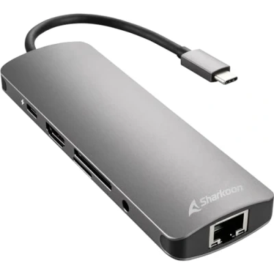 Immagine di Sharkoon USB 3.0 Type C Combo Adapter