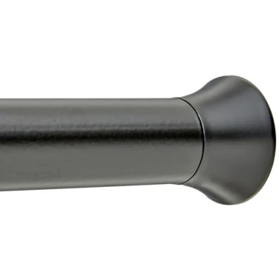 Immagine di Amazon Basics Bastone per tenda da doccia, 198 a 274 cm, nero