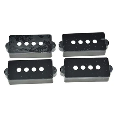 Immagine di Dopro Confezione da 4 coperture per pickup basso a corde, bassi di precisione, colore nero