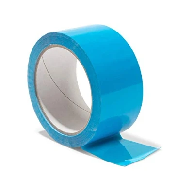 Immagine di Modulor nastro per imballaggio, adesivo colorato in polipropilene, pacchi con acrilico, larghezza 5 cm x lunghezza 66 m, spessore 48 µm, azzurro