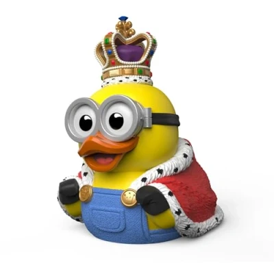 Immagine di TUBBZ First Edition Minions King Bob, statuetta da collezione in vinile a forma di anatra Prodotto ufficiale universale Cattivissimo Me 4 TV per bambini, film e videogiochi