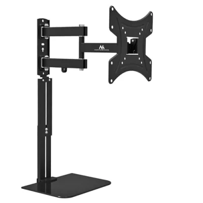 Immagine di Maclean Supporto TV con ripiano DVD REGOLABILE, vesa 200x200, 23&quot; 43&quot;, 25kg, MC 771A, Compatibile LED, LCD, OLED, QLED