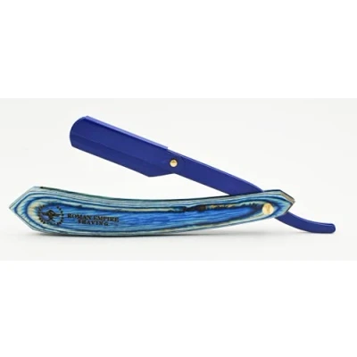 Immagine di Rasoio a Mano Libera Poseidon New di Roman Empire Shaving per Uomo Professionale da Barbiere Barba, Baffi e Contorni con Set 20 Lamette (Astra Sharp Shark Treet)