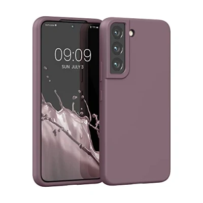 Immagine di kwmobile Cover per Samsung Galaxy S22 Custodia Back Case Smartphone in Silicone TPU Protezione Gommata uva