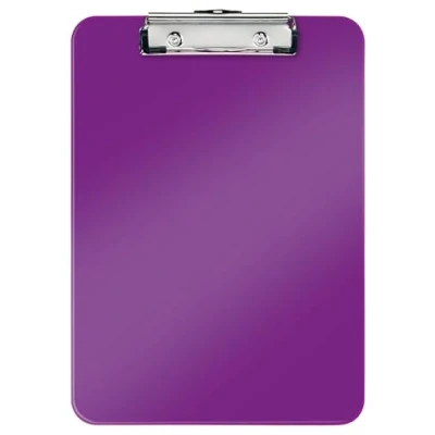 Immagine di LEITZ WOW Portablocco con clip in metallo f.to A4 Viola metallizzato 39710062